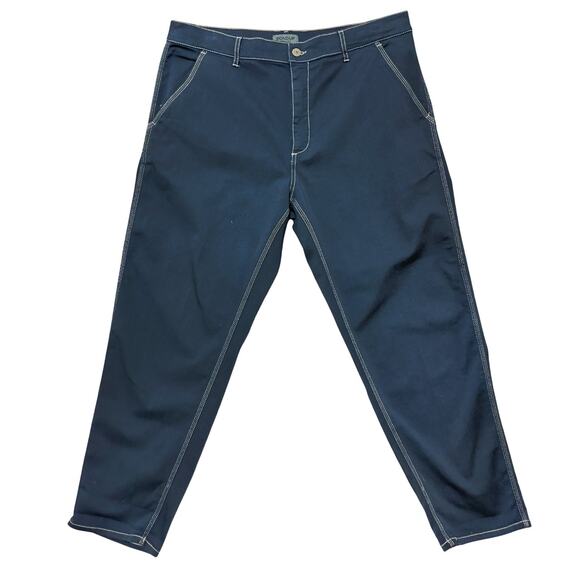 Dondup Italy Slim Straight Leg Jean Mens 36 Dark Denim Trousers Business Office - Picture 1 of 7